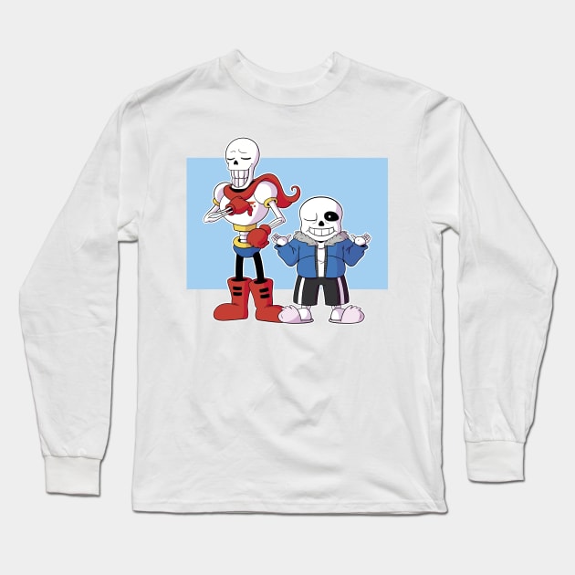 Papyrus and Sans Long Sleeve T-Shirt by AnaMartins